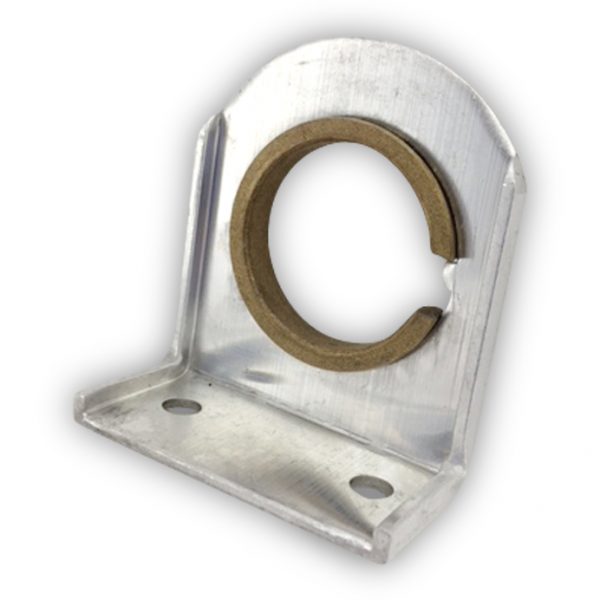Support plate 1", angled