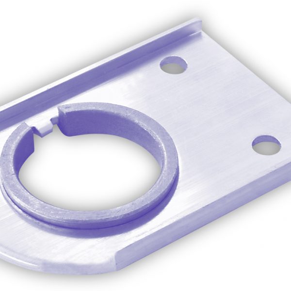 Support plate 1", straight - 90mm long, complete