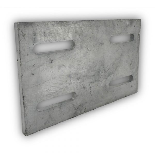 Clamping plate with long holes
