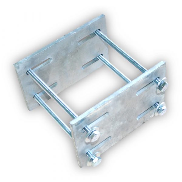 Maxi clamp set with long holes