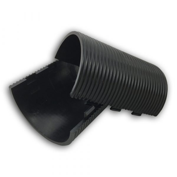 Two half-shells, plastic