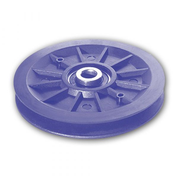 Awing pulley without bracket - Ø100mm reinforced, thin