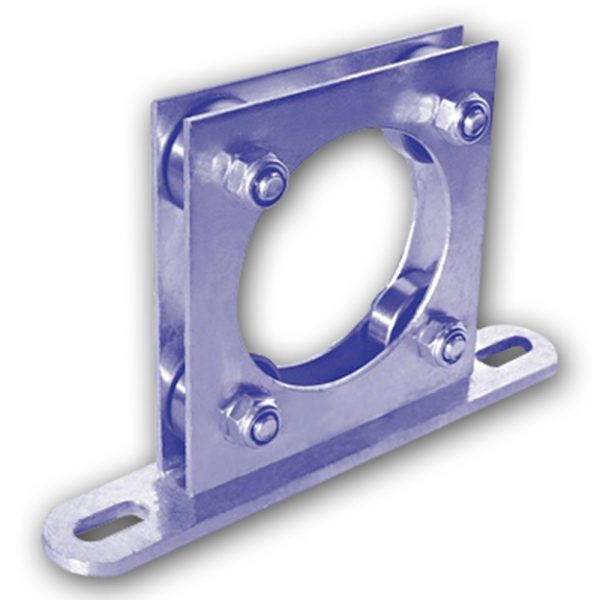 Bearing plate, square - for 2" shaft short