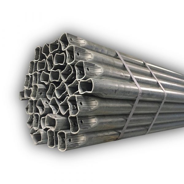 Drive shaft (galvanised tube 2'') - 60.3mm x 3.65mm x 6.0m, tapered
