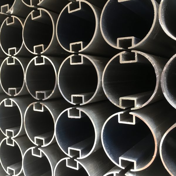 Roll up tube, double groove