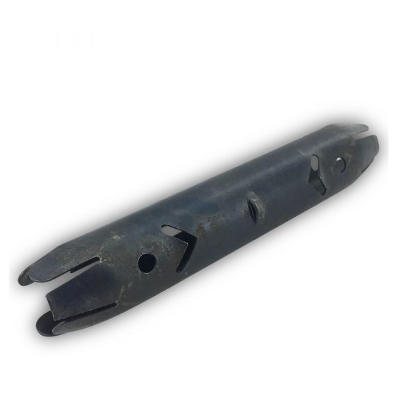 Rigid connector, steel, for Ø19mm tube