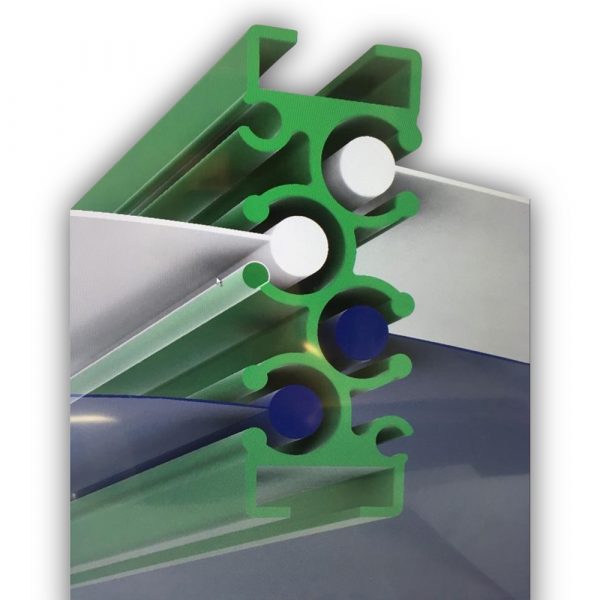 Screen profile APS QUATTRO - in plastic