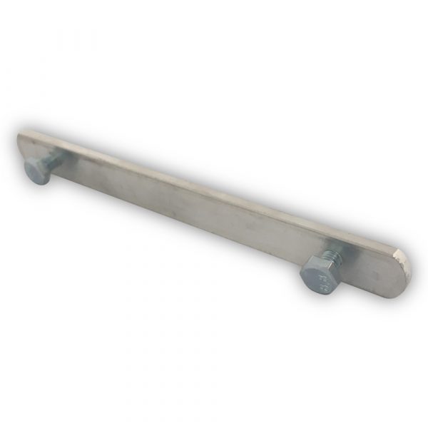 Coupling piece for screen profile - in AL, straight