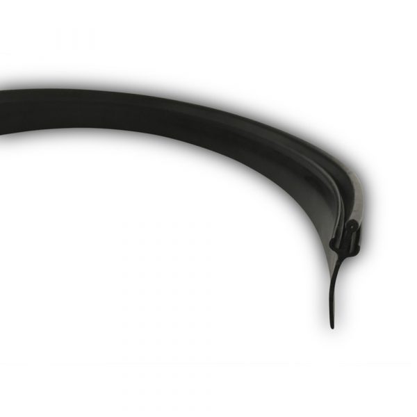 Black sealing rubber for screen profile