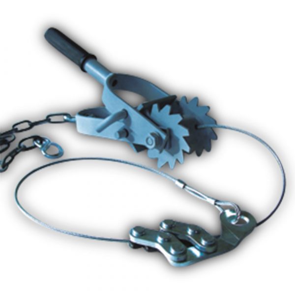 Cable pulley with clamp